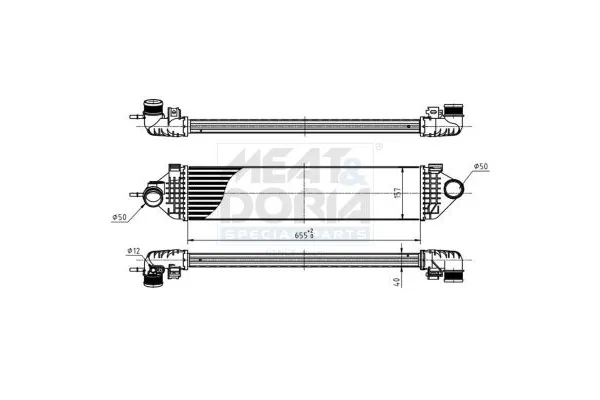 Turbo Radyatörü  EUROCRAFT EU F24172-009