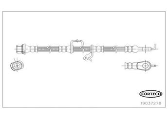 Fren Hortumu Ön Sol SWAPP 40363  90947W2013