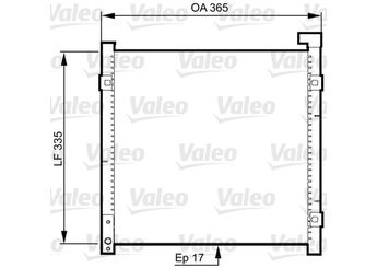 Klima Radyatörü  VALEO 814326  80110501A11 80110S04003 80110-S04-003 80110S04K81 80110-S04-K81