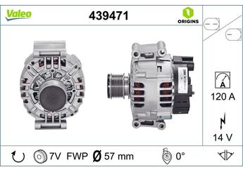Alternatör  VALEO 439471  A2711540902 A2711540802 2711540802 271154080280 2711540902 A271154080280