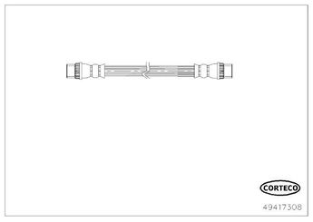 Fren Hortumu Arka Sağ veya Sol SOMAG 463167319R-I  463167319R 8200783184