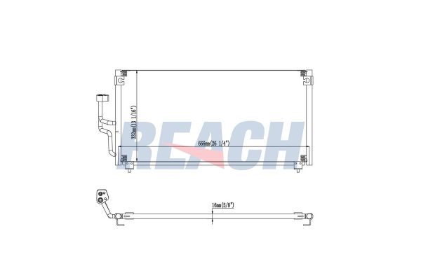 Klima Radyatörü  Mitsubishi Galant S.Wagon (EA0)(1997->)  MAHLE AC 245 000S