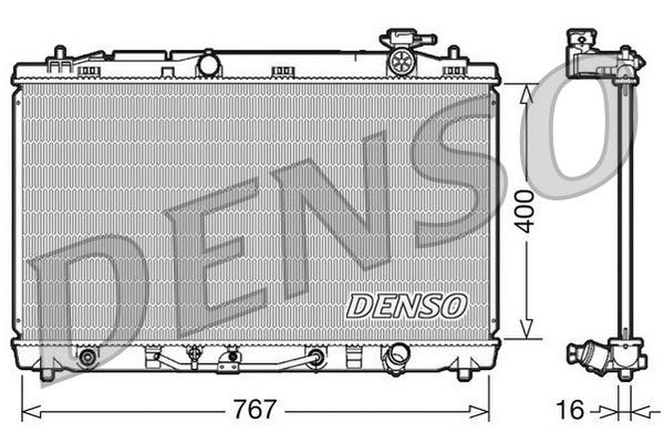 Su Radyatörü  DENSO DRM50030