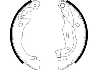 Fren Pabuçlu Balata Arka WALBURG WBS1140  440604584R