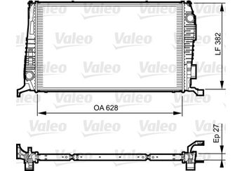 Su Radyatörü  VALEO 735279  253104P000 214108807R 8200880550