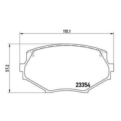 Fren Disk Balata Ön Mazda MX-5 (NA)(09.1989->)  MAGNETI MARELLI 363700449020