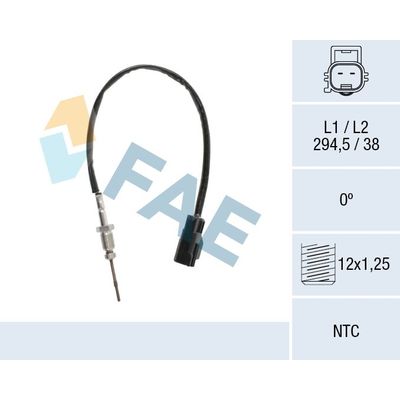 Egzoz Sıcaklık Sensörü  Ford Mondeo 4/5 Kapı (CA2)(2007->)  KRAFTVOLL 05120017