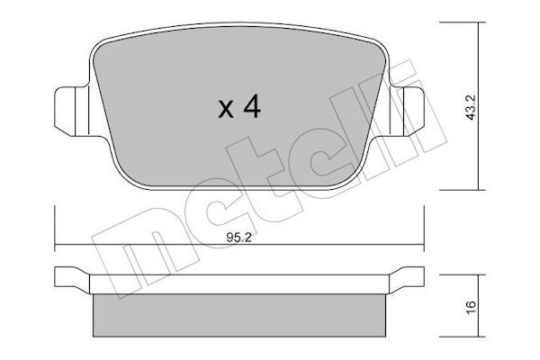 Fren Disk Balata Ön Ford Galaxy (CA1)(2006->)  MANDO MBF01CR0659
