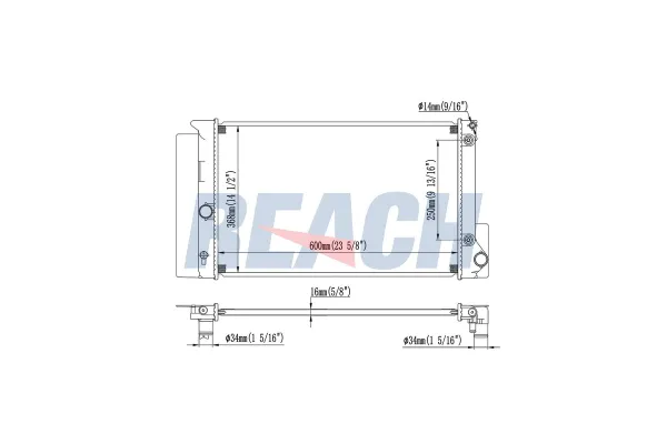 Su Radyatörü  Toyota Avensis (T27)(2015->)  ORİS BTO346016