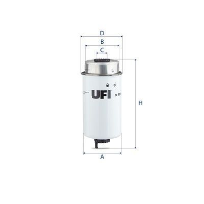 Yakıt Filtresi  UFI 24.457.00
