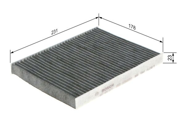 Polen Filtresi  Abarth Stilo (192)(2001->)  BOSCH 1 987 432 377