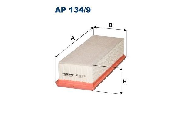 Hava Filtresi  Dacia Logan MVC (12.2006->)  FILTRON AP 134/9
