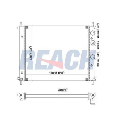 Su Radyatörü  Fiat Marea (185) Weekend (12.2001->)  VEKA 16-3208B