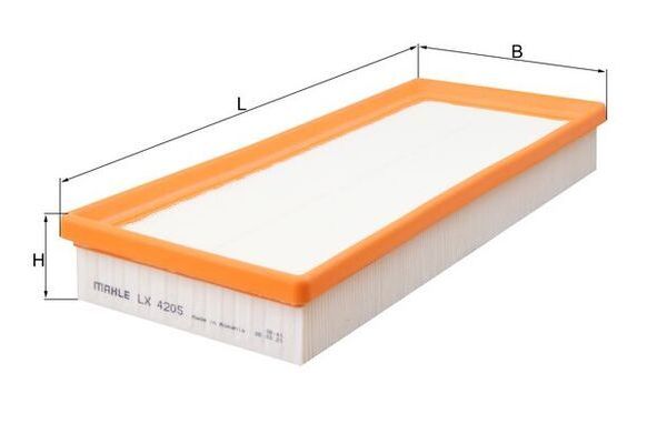 Hava Filtresi  Mercedes E -Serisi Cabrio (BM 207)(11.2009->)  MAHLE LX 4205
