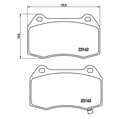 Fren Disk Balata Ön BREMBO P 56 047