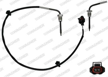 Egzoz Sıcaklık Sensörü  HELLA 6PT 010 376-741  19419932 25183665 96436269 4803539 25 183 665 96 436 269 48 03 539 4818661 48 18661