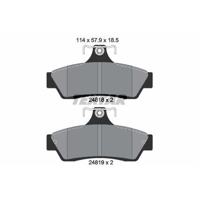 Fren Disk Balata Arka VALEO 671167