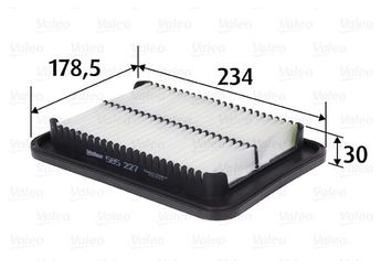 Hava Filtresi  VALEO 585227  281130X000 28113-0X000