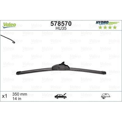 Silecek Süpürgesi Ön Muz Tip 350 mm - 14 inç Ford Ka (CCU)(2008->)  VALEO 578570