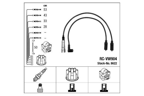 Buji Kablosu  Seat Ibiza (6K1)(08.1993->)  MGA 35274