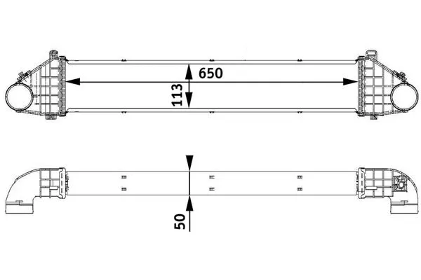 Turbo Radyatörü  Volvo C70 Cabriolet (12.2005->)  MAHLE CI 139 000P