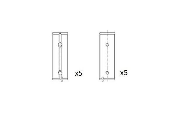 Ana Yatak (0.50)  Citroen BX 5 Kapı (09.1988->)  YENMAK 21-M0032-050