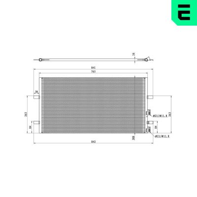 Klima Radyatörü  Ford Transit Kamyonet (TT9)(2006->)  ERA 667425