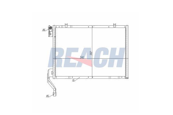 Klima Radyatörü  Ford Transit Courier (C4A)(2013->)  NRF 350348