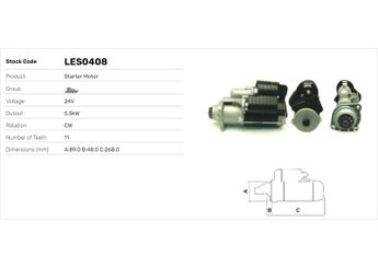 Alternatör  LUCAS ELEKTRIK LES0408  LRA02072 3730042502 3730042620 3730042621 3730042624 3730047451 612600090293
