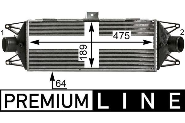 Turbo Radyatörü  Iveco Daily Kamyonet (2006->)  MAHLE CI 439 000P