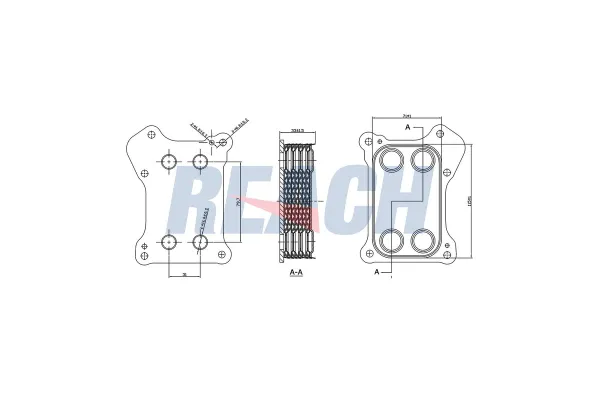 Motor Yağ Soğutucu  Opel Meriva B (03.2010->)  BSG 65-506-024