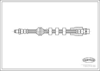 Fren Hortumu Ön Sağ veya Sol SWAG 20 92 7844  34326767390 34326760909
