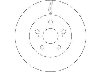 Fren Disk Ayna Ön Sağ ve Sol AYD 51633  4351247060 43512-47060