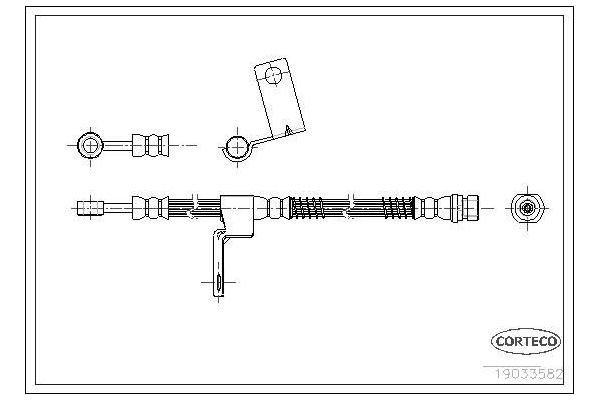 Fren Hortumu Ön Sol MOBIS 587311C000