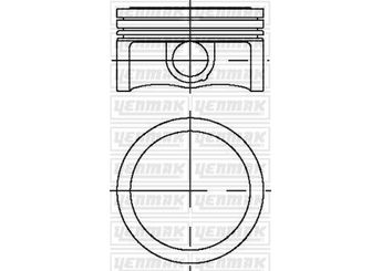 Piston (79.50MM-0.50)  YENMAK 31-03912-050  623566