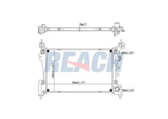 Su Radyatörü  OPEL ORJINAL 55701408  55701408 1300279 1300340 13399871