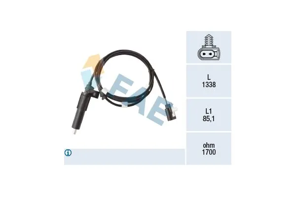 Abs Sensörü Arka Sol EUROCRAFT EU F17203-022