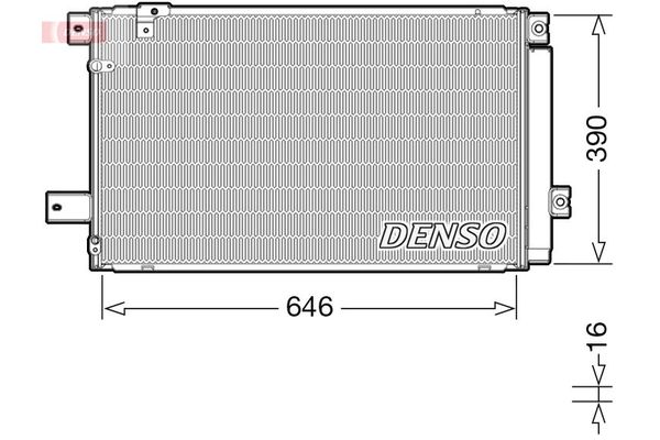 Klima Radyatörü  DENSO DCN50049
