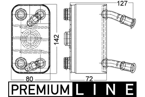 Motor Yağ Soğutucu  Land Rover Range Rover (LM)(01.2002->)  MAHLE CLC 113 000P