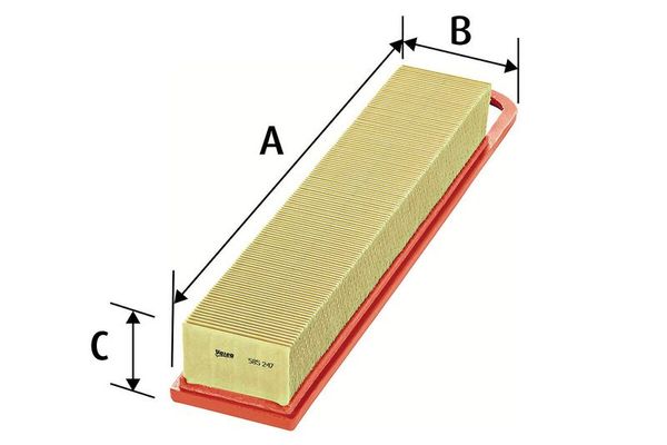 Hava Filtresi  MINI Clubman (R55)(2007->2015)  VALEO 585247