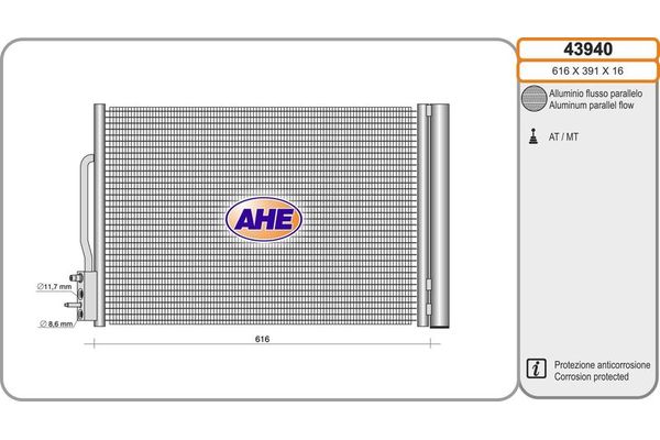 Klima Radyatörü  Opel Insignia B Sports Tourer (04.2017->)  MAHLE AC 1192 000P
