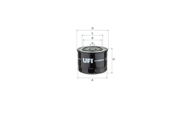 Yağ Filtresi  UFI 24.A00.00