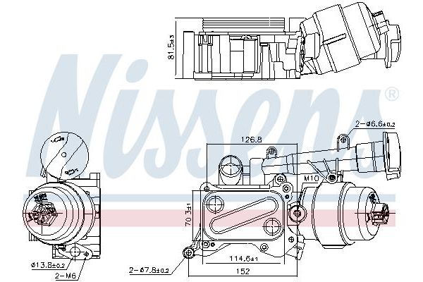 Motor Yağ Soğutucu  Opel Corsa C (2003->)  NISSENS 91346