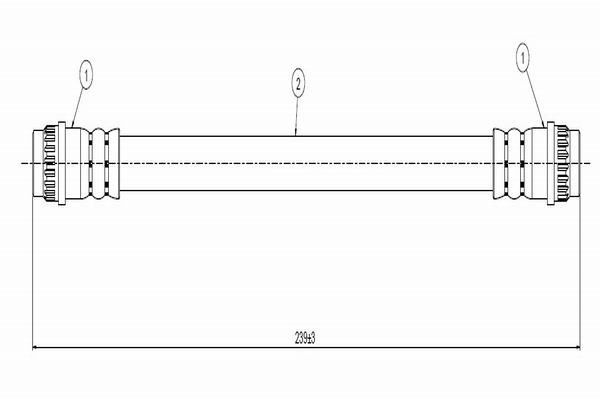 Fren Hortumu Arka Sağ veya Sol CAVO C800 273A