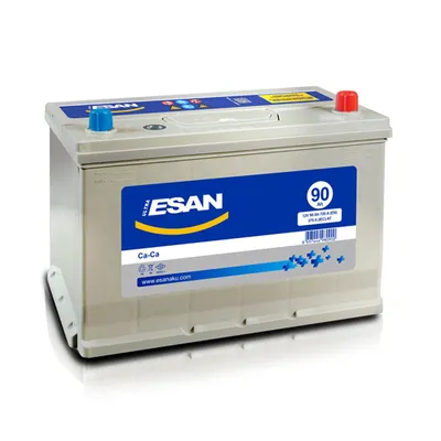 Akü (12V - 90 AH) N70 (306×173×225) Tam Kapalı Ters   ESAN 50901110113