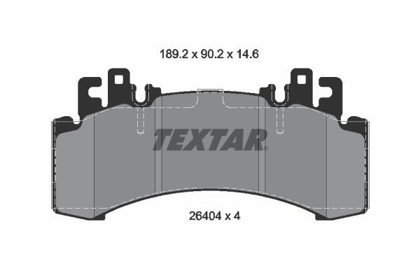 Fren Disk Balata Ön Mercedes EQS -Serisi SUV (BM 296)(07.2022->)  TEXTAR 2640401