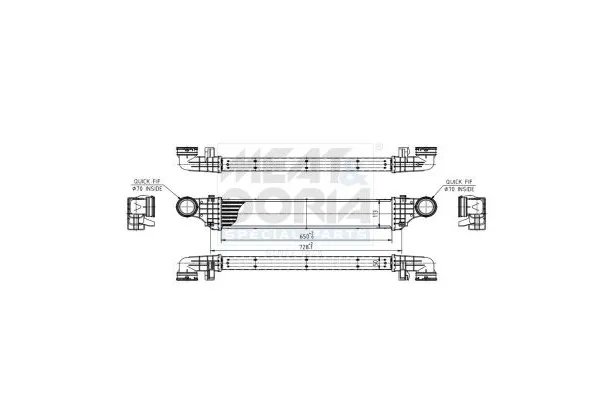 Turbo Radyatörü  BEHR 8ML 376 723-381