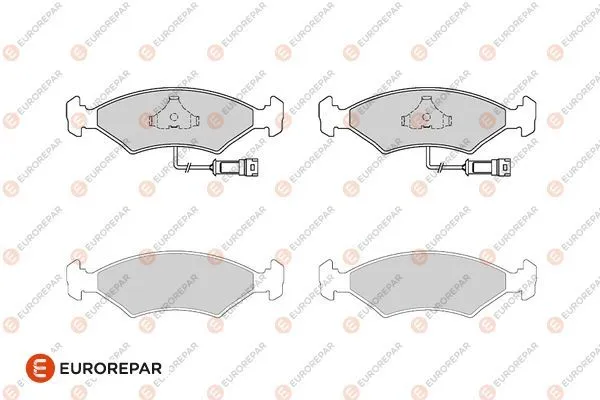 Fren Disk Balata Ön Ford Sierra 4/5 Kapı (1982->)  EUROREPAR 1686278680