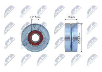 Vantilatör Kayış Gergi Rulmanı  ECOPARTSS SSDA 9227  BK3Q6A228BH 1731713 1739581 1751007 1766642 BK3Q6A228BG