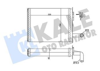 Kalorifer Radyatörü  MOTORTEC TMP0208  7078698 55170172
